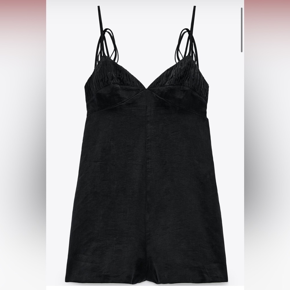 Zara gathered playsuit NWOT